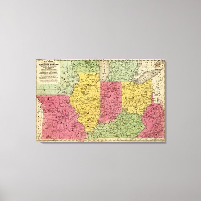 Western States, USA Canvas Print (Front)