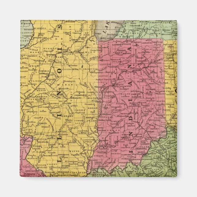 Western States, USA Magnet (Front)