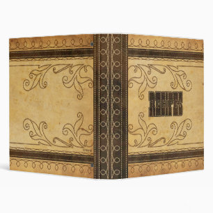 Western Stitched Recipe Binder