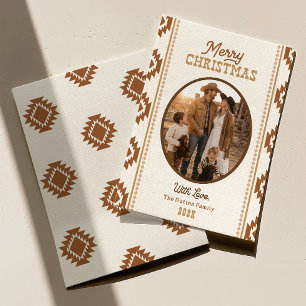 Western Style Christmas Card Printed or Digital