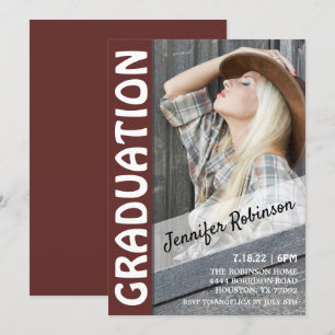Western Style Graduation Invitation