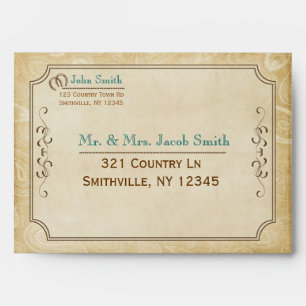 Western Style Invitation Envelope