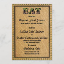 Western Style Reception PartyDinner Menu