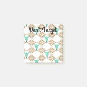 Western Style Sticky Notes 