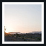 Western Sunrise Poster<br><div class="desc">Morning in the California Desert</div>
