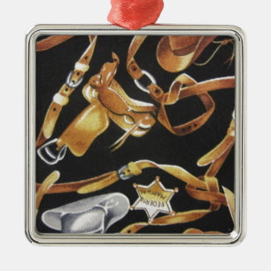 Western Tack Metal Ornament