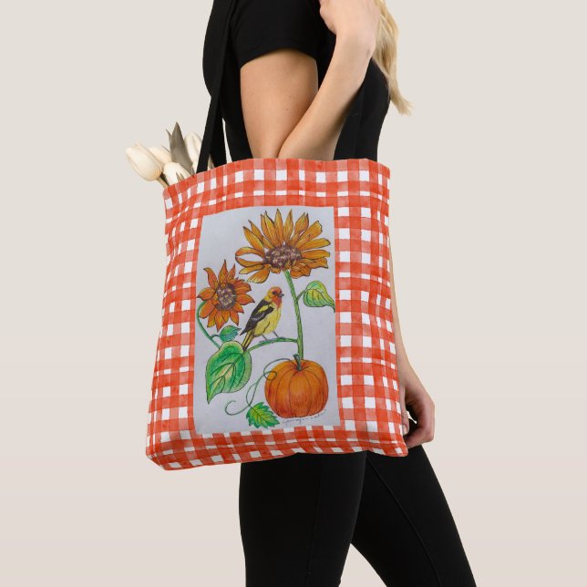 Western Tanager Tote Bag (Close Up)