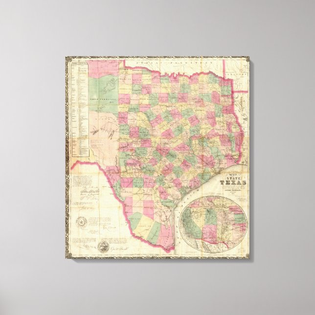 Western Texas Canvas Print (Front)