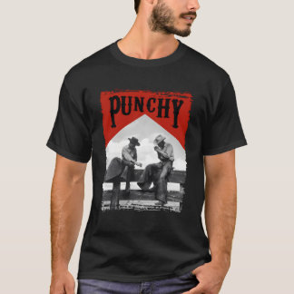 Western Texas Cow Horse Rodeo Punchy Cow Ers T-Shirt