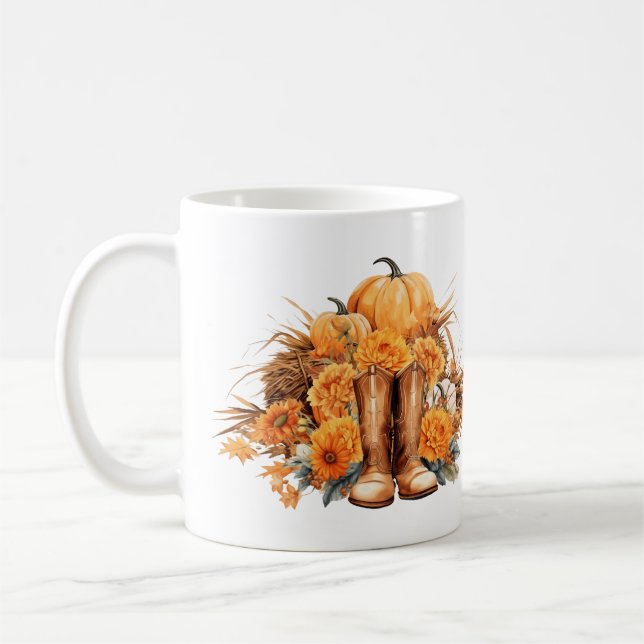 Western Thanksgiving Coffee Mug (Left)