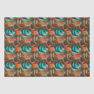Western Thanksgiving  Tissue Paper