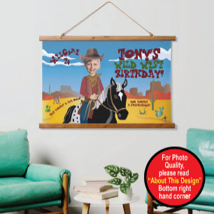 Western Theme Hanging Tapestry