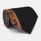 Western Tooled Leather Print On Black