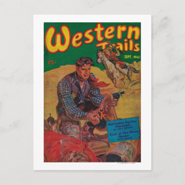 Western Trails Magazine Cover 2 Postcard (Front)