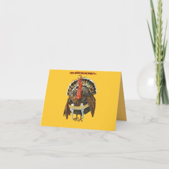 WESTERN TURKEY HOLIDAY CARD (Front)
