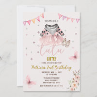 Western Tutu Cute Floral Girl Birthday