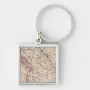 Western United States Keychain
