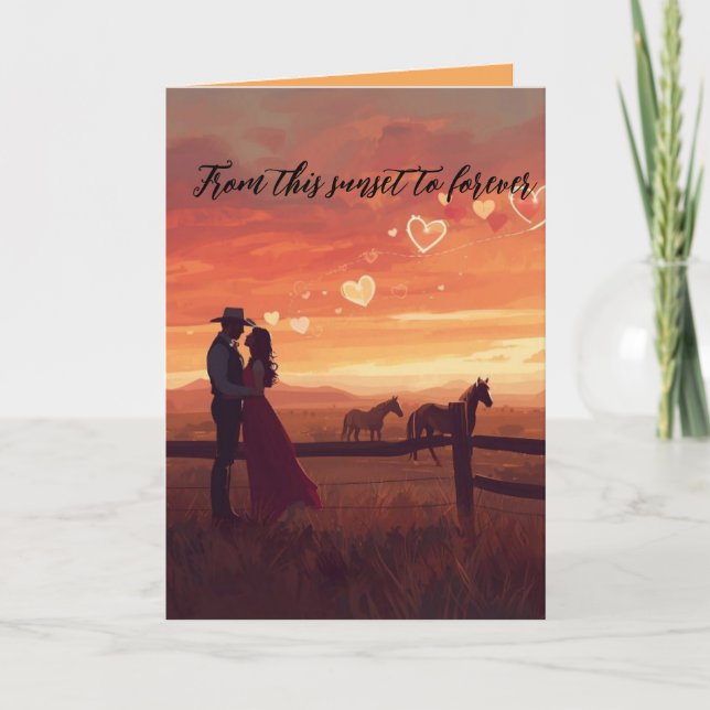 Western Valentine’s Day Card (Front)