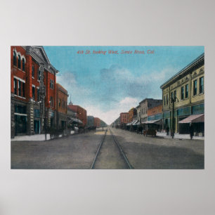 Western View from Fourth Street # 2 Poster