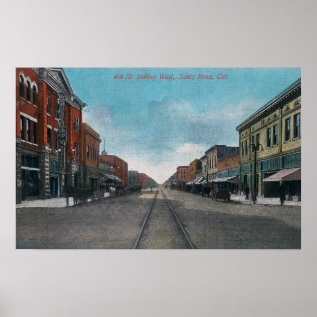 Western View from Fourth Street # 2 Poster (Front)