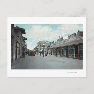 Western View from the PikeLong Beach, CA Postcard