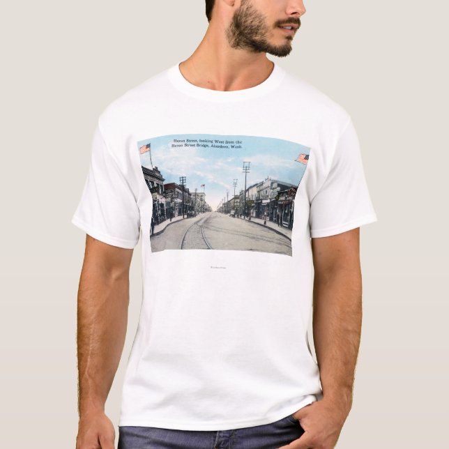 Western View of Heron Street from Bridge T-Shirt (Front)