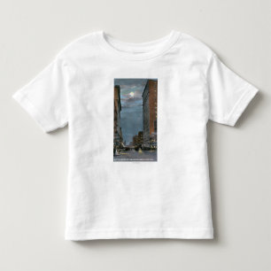 Western View of Riverside Avenue at Night Toddler T-shirt