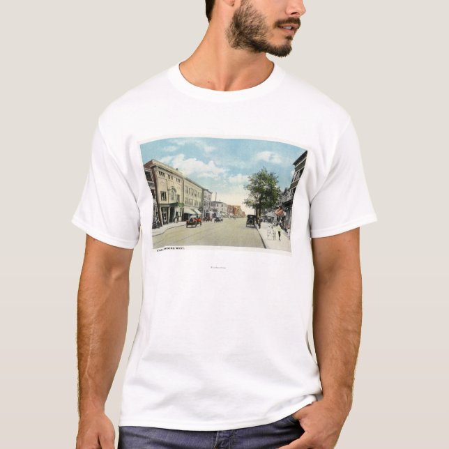 Western View of State Street T-Shirt (Front)