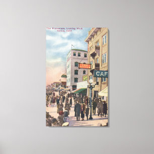 Western View of the Promenade Canvas Print