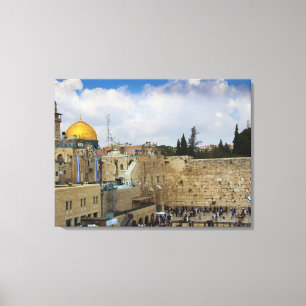 Western Wall in Jerusalem (Wall of Sorrow) Canvas