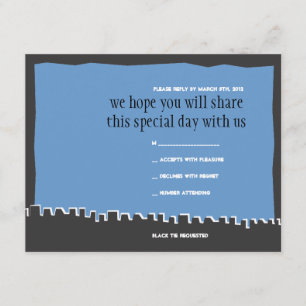 Western Wall Israel Bar Carte de réponse du Bat mi