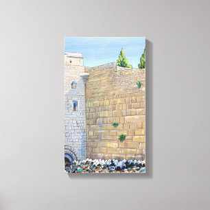 Western Wall KOTEL Jerusalem Old City Israel Canvas Print