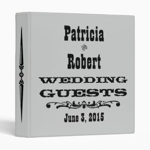 Western Wedding   Guest Registry Binder