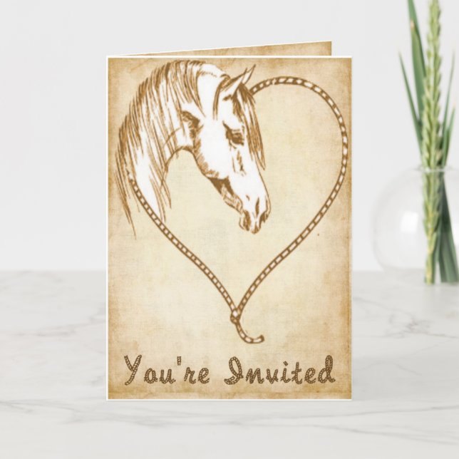 Western Wedding invitations (Front)