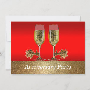 Western Wedding Invite Anniversary Party