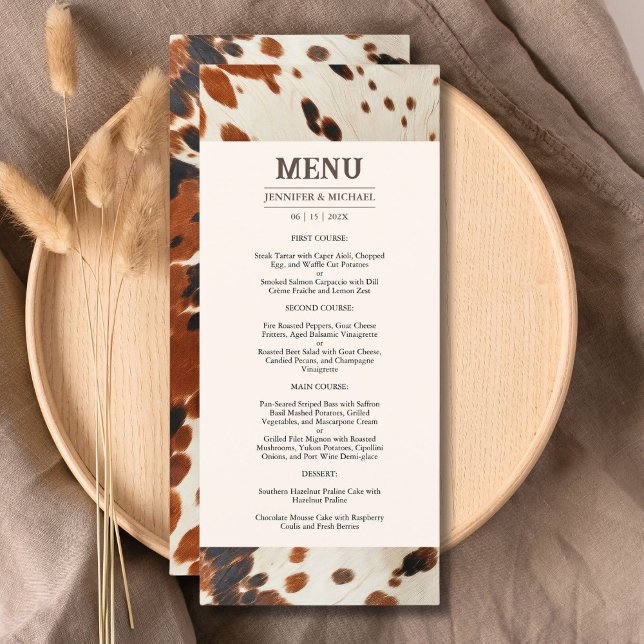 Western Wedding Menu (Creator Uploaded)
