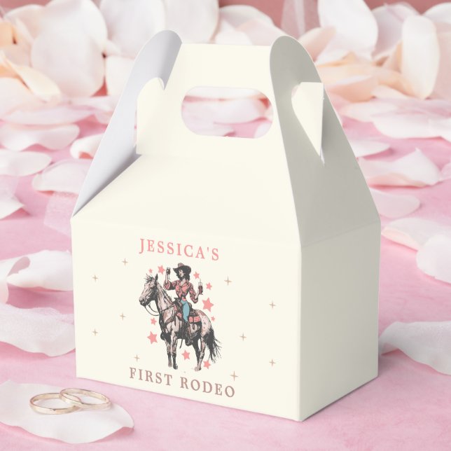 Western Wild West Country Cowgirl Birthday Favor Box (Wedding)