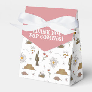 Western Wild West Cowgirl Birthday Party Favor Box