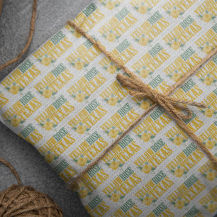 Western Yellow Rose of Texas Tissue Paper