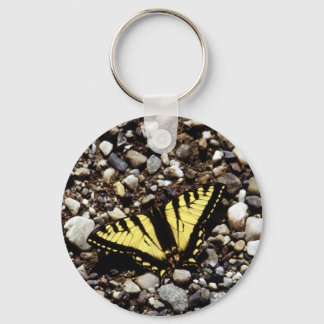 Western Yellow Swallowtail (4) Keychain