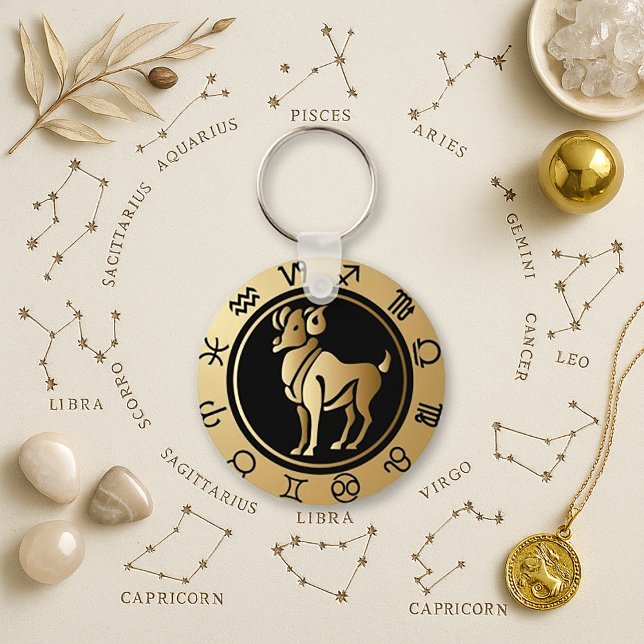 Western Zodiac - Aries Keychain (Creator Uploaded)