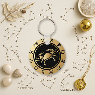 Western Zodiac - Cancer Keychain