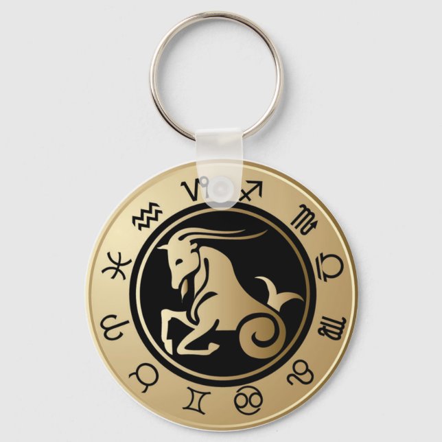 Western Zodiac - Capricorn Keychain (Front)