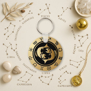 Western Zodiac - Pisces Keychain
