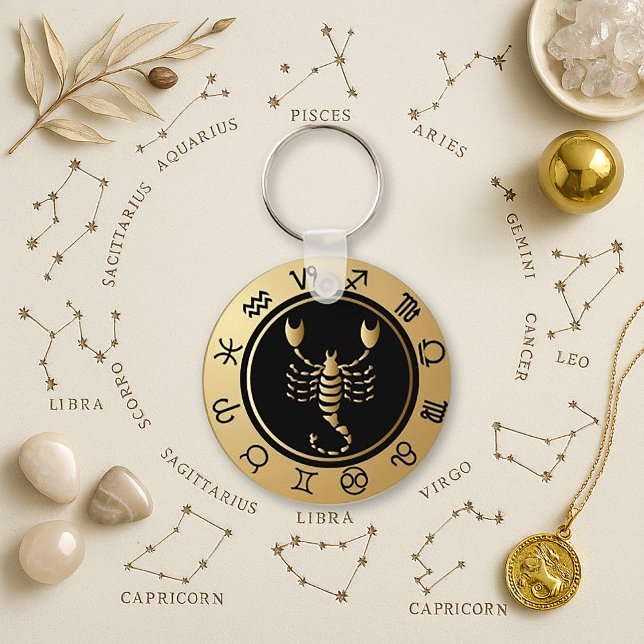 Western Zodiac - Scorpio Keychain (Creator Uploaded)