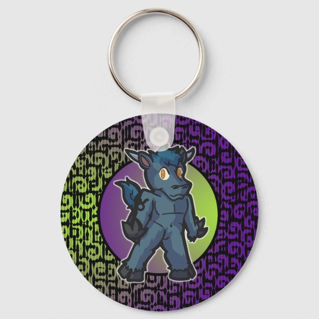 Western Zodiac - Taurus Keychain (Front)