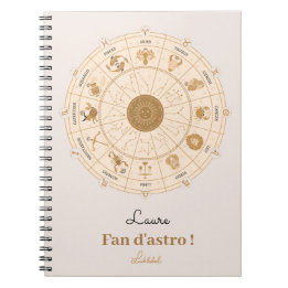 Western Zodiac Wheel - Notebook