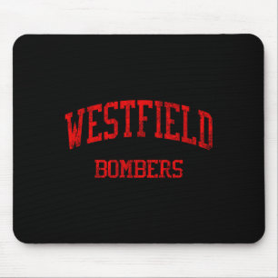 Westfield High School Hs Westfield Ma Vintage Srts Mouse Pad