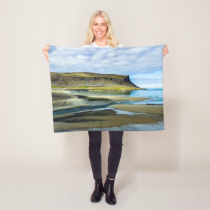 Westfjords, Iceland Fleece Blanket