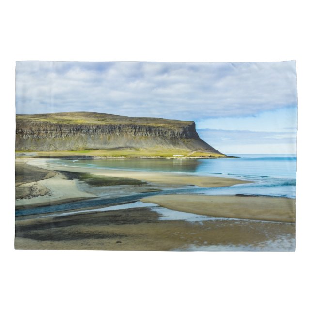 Westfjords, Iceland Pillowcase (Back)